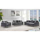 Meridian Furniture Naomi Velvet Loveseat - Loveseats