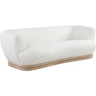 Meridian Furniture Kipton Boucle Fabric Sofa - Cream - Sofas