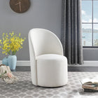 Meridian Furniture Hautely Boucle Fabric Accent | Dining Chair - Dining Chairs