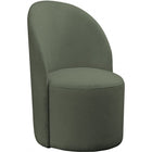 Meridian Furniture Hautely Boucle Fabric Accent | Dining Chair - Green - Dining Chairs