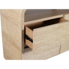 Meridian Furniture Cresthill Oak Wood Dresser - Natural Oak - Drawers & Dressers