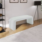 Meridian Furniture Arc Faux Leather Bench - Benches