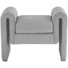 Meridian Furniture Stylus Boucle Fabric 31.5 Bench - Benches