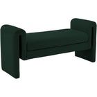 Meridian Furniture Stylus Boucle Fabric 51 Bench - Green - Benches