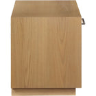 Meridian Furniture Avery Oak Veneer Nightstand - Nightstand