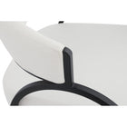 Meridian Furniture Privet Linen-Like Dining Chair - Black Finish - Dining Chairs