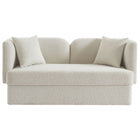 Meridian Furniture Marcel Boucle Fabric Loveseat - Loveseats