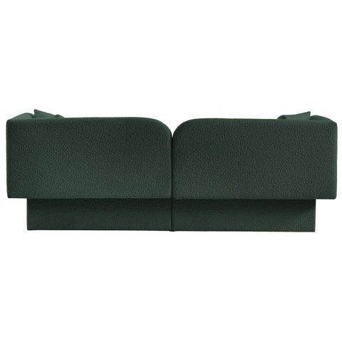 Meridian Furniture Marcel Boucle Fabric Sofa - Green - Sofas