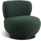 Meridian Furniture Calais Boucle Fabric Accent Chair - Black - Green - Chairs