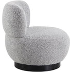 Meridian Furniture Calais Boucle Fabric Accent Chair - Black - Chairs