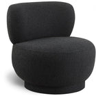 Meridian Furniture Calais Boucle Fabric Accent Chair - Black - Chairs