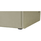 Meridian Furniture Tess Velvet Bed - Queen - Bedroom Beds