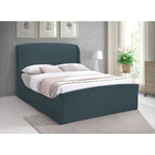 Meridian Furniture Tess Velvet Bed - Queen - Bedroom Beds