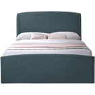 Meridian Furniture Tess Velvet Bed - Queen - Bedroom Beds