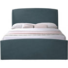Meridian Furniture Tess Velvet Bed - King - Bedroom Beds
