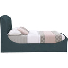 Meridian Furniture Tess Velvet Bed - Queen - Bedroom Beds