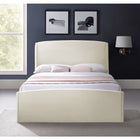 Meridian Furniture Tess Velvet Bed - Queen - Bedroom Beds