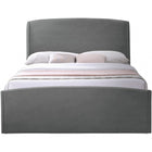 Meridian Furniture Tess Velvet Bed - Queen - Bedroom Beds