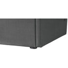 Meridian Furniture Tess Velvet Bed - Queen - Bedroom Beds