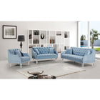 Meridian Furniture Roxy Velvet Loveseat - Loveseats