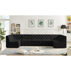 Meridian Furniture Tuft Velvet Modular Sectional 7A - Sofas