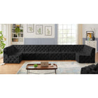 Meridian Furniture Tuft Velvet Modular Sectional 8B