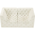 Meridian Furniture Tuft Velvet Modular 70 Sofa - Sofas