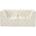 Meridian Furniture Tuft Velvet Modular 70 Sofa - Sofas