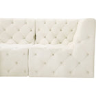 Meridian Furniture Tuft Velvet Modular Sectional 4A - Sofas