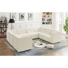 Meridian Furniture Tuft Velvet Modular Sectional 8A - Sofas