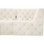 Meridian Furniture Tuft Velvet Modular Sectional 8A - Sofas