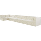 Meridian Furniture Tuft Velvet Modular Sectional 8C - Sofas