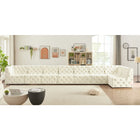 Meridian Furniture Tuft Velvet Modular Sectional 8C - Sofas