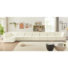 Meridian Furniture Tuft Velvet Modular Sectional 8C - Sofas