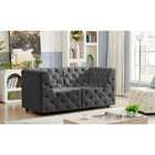 Meridian Furniture Tuft Velvet Modular 70 Sofa - Sofas