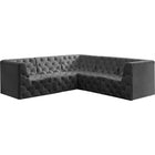 Meridian Furniture Tuft Velvet Modular Sectional 5C - Grey - Sofas