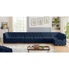 Meridian Furniture Tuft Velvet Modular Sectional 7B - Sofas