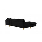 Meridian Furniture Naomi Velvet Reversible Sectional - Sofas