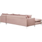 Meridian Furniture Naomi Velvet Reversible Sectional - Sofas