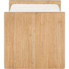 Meridian Furniture 32 Waverly Boucle Fabric Bench - Natural Finish - Benches