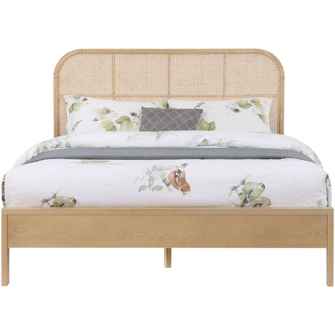 Meridian Furniture Siena Ash Wood Bed - King - Natural - Bedroom Beds