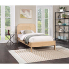 Meridian Furniture Siena Ash Wood Bed - Twin - Bedroom Beds