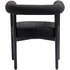 Meridian Furniture Hyatt Boucle Fabric Dining Chair - Black - Dining Chairs