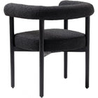 Meridian Furniture Hyatt Boucle Fabric Dining Chair - Black - Dining Chairs