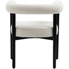 Meridian Furniture Hyatt Boucle Fabric Dining Chair - Black - Dining Chairs