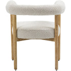 Meridian Furniture Hyatt Boucle Fabric Dining Chair - Natural - Dining Chairs
