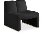 Meridian Furniture Alta Boucle Fabric Accent Chair - Black - Chairs