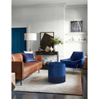 Meridian Furniture Teddy Velvet Ottoman | Stool - Ottomans