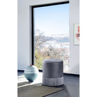 Meridian Furniture Teddy Velvet Ottoman | Stool - Ottomans