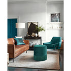 Meridian Furniture Teddy Velvet Ottoman | Stool - Ottomans